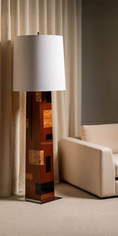 Chicago Puzzle Floor Lamp Mobile Image 2